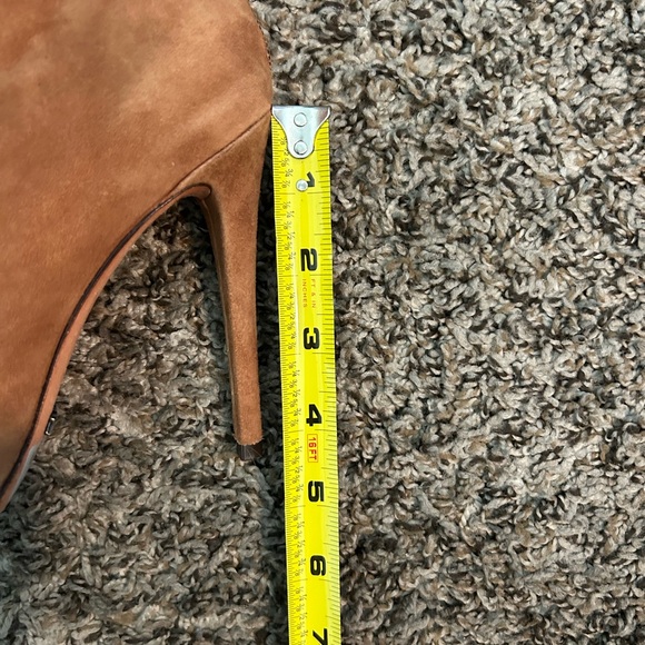 SCHUTZ • Suede Gladiator Heel Peep Toe Sandal • 7.5B • - Picture 8 of 9